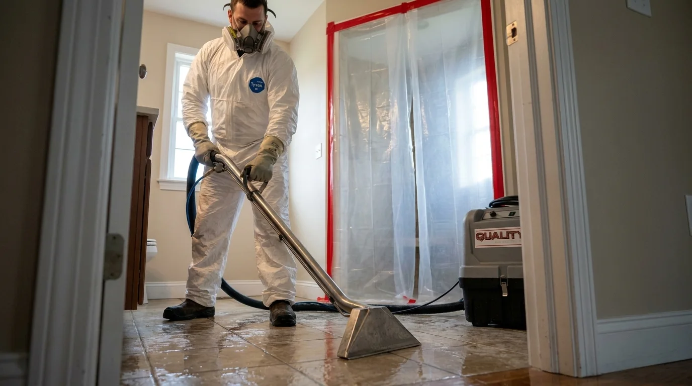 Sewage Cleanup and Sanitization